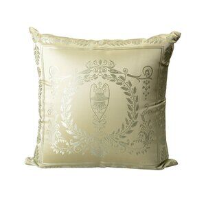 Versace Damask Pattern 100% Silk Jacquard Throw Decorative Cushion Pillow